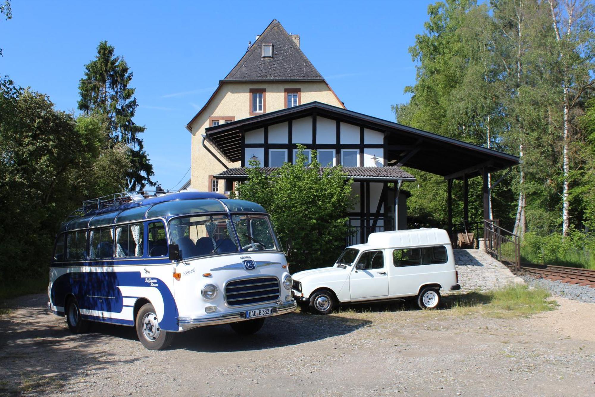 Hotel Museumsbahnhof Ahuette Üxheim Esterno foto