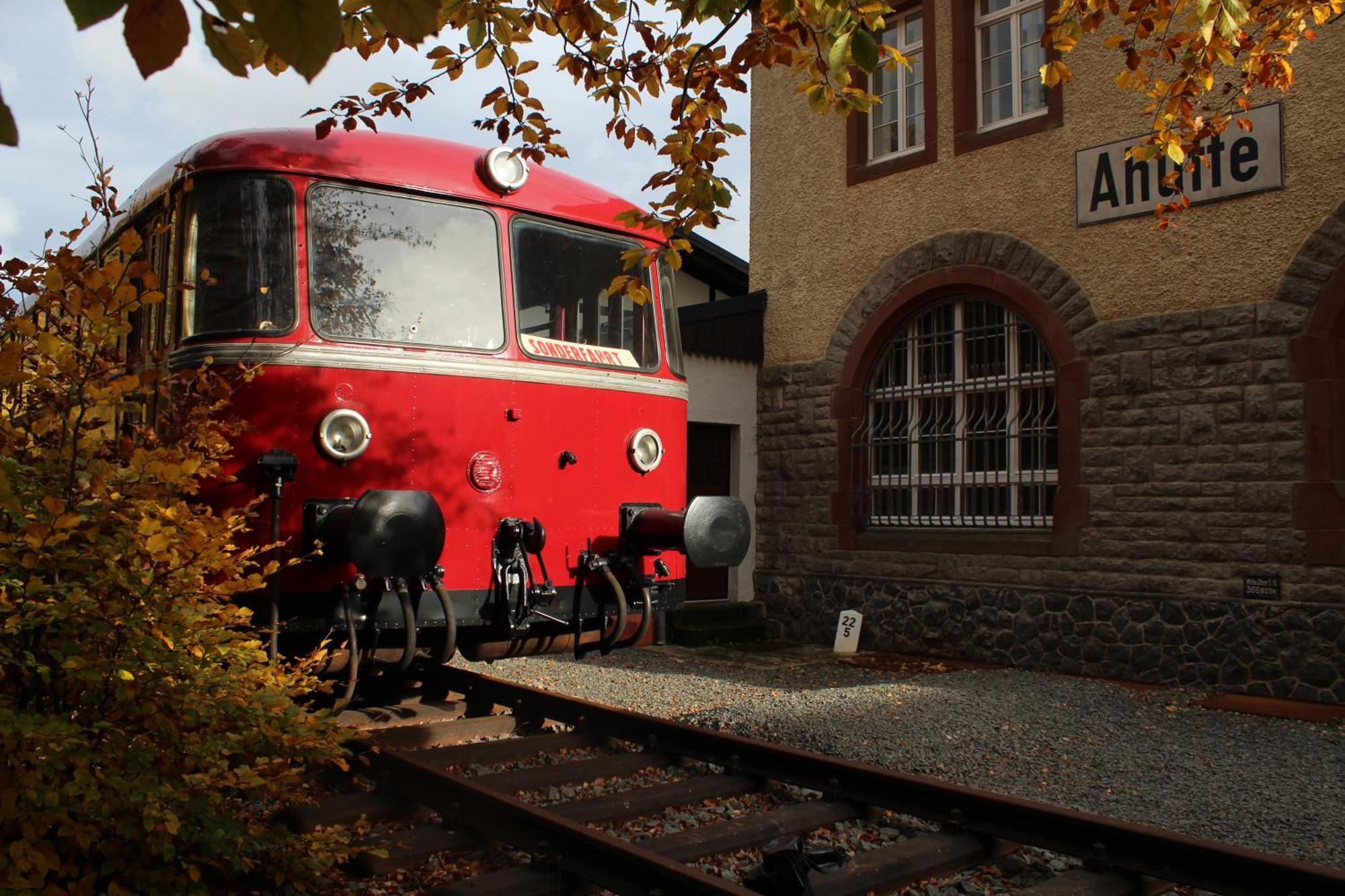Hotel Museumsbahnhof Ahuette Üxheim Esterno foto